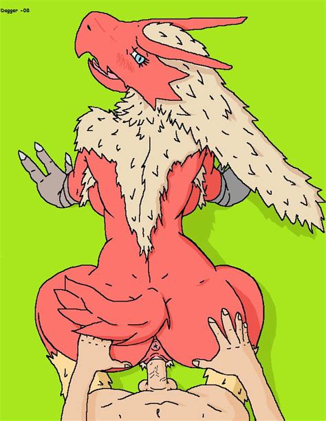 Rule 34 All Fours Blaziken Color Dagger Doggy Style Female Human