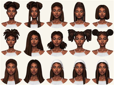Sheabuttyr Locs Collection Here Is A Revamp Of My Emily Cc Finds