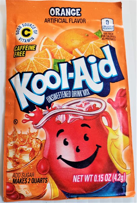Kool Aid Unsweetened Drink Mix Orange Crowsnest Candy Company