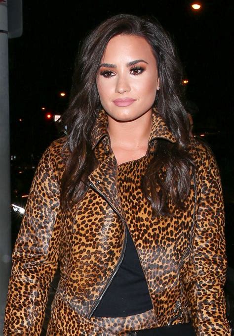 Demi Lovato Out For Dinner At New Hollywood Hotspot Catch In West
