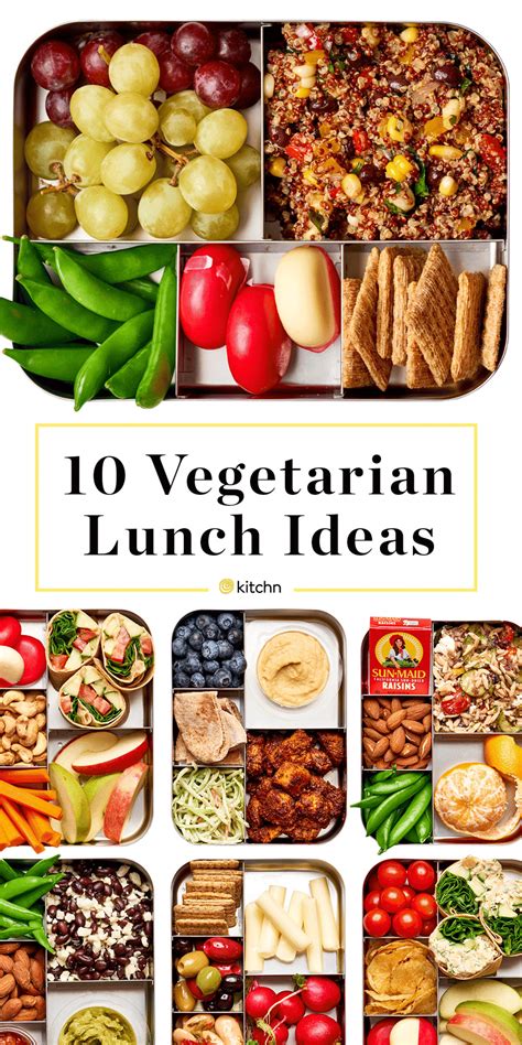 Easy Vegetarian Lunch Ideas Kitchn
