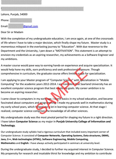 As you know letter of motivation is. Masters Degrees: Motivation Letter For Masters Degree