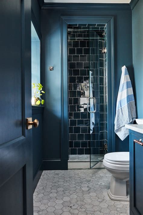 Blue Waterfall Tile Shower Design Corral