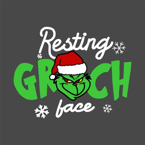 Resting Grinch Face Grinch Kids T Shirt Teepublic