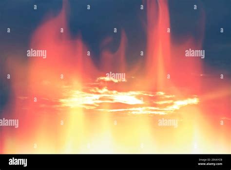 The Fire Is Burning Brightly Stock Photo Alamy