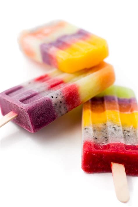 How To Make Rainbow Fruit Popsicles The View From Great Island