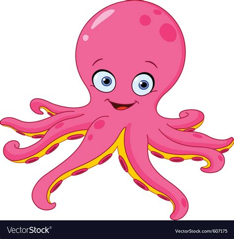 Octopus Royalty Free Vector Image Vectorstock