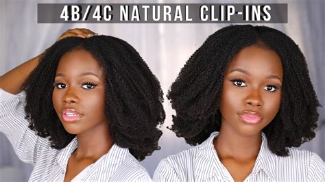 How To Install And Blend 4b4c Clipins On 4c Natural Hair For Beginners