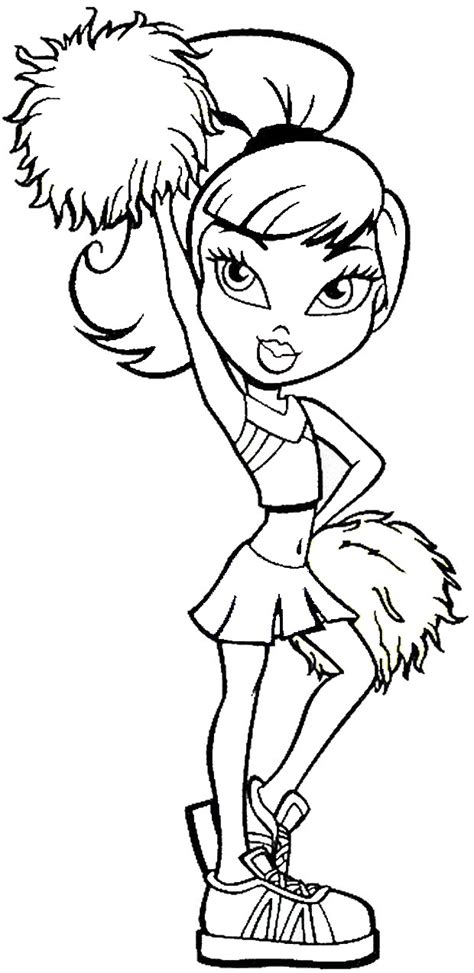 Cheerleading Coloring Pages