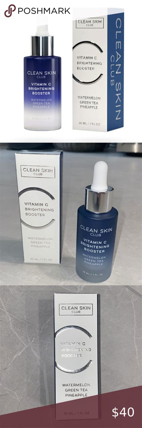 Clean Skin Club Vitamin C Brightening Booster In 2022 Clean Skin