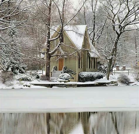Pin By Pia Bondesson On Beautiful Cottage Winter Scenery Winter
