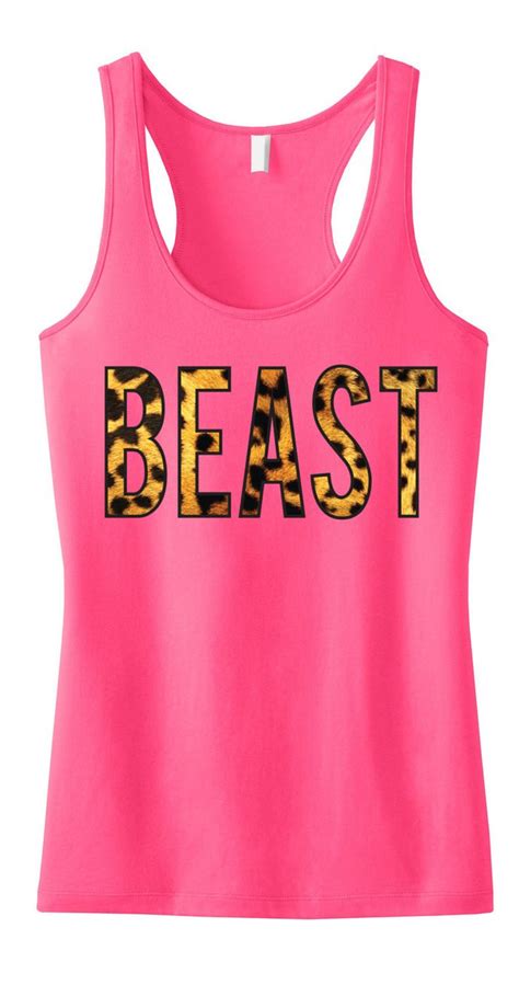 Beast Pink Workout Tank Top Nobullwoman Apparel Pink Workout Gear