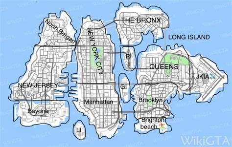 Grand Theft Auto 4 Map But Its Based Off Of Real Life Locations Rgta