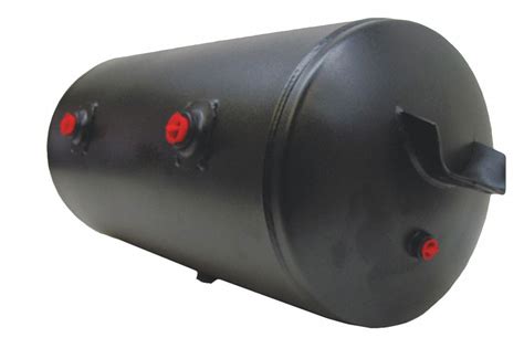 VELVAC Steel Air Tank Black Powder Coated 21DH86 035109 Grainger