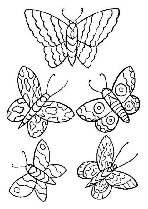 Coloriage Papillons 9 Sur