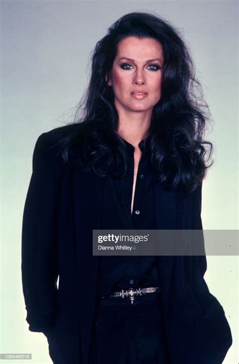 Actress Veronica Hamel Poses For A Portrait Circa 1983 In New York