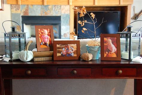 Our house is bursting at the seams with small rooms, collections of geeky things, people and cats. autumn-console-table-2012.jpg (2676×1783) | Console table ...