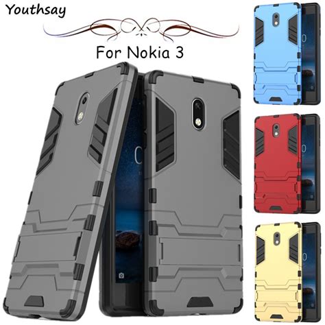 For Cover Nokia 3 Case Youthsay Luxury Robot Armor Pc Rubber Hard