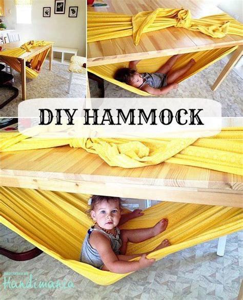 This is so easy and awesome! Awesome :) | Kids hammock, Diy hammock, Baby hammock