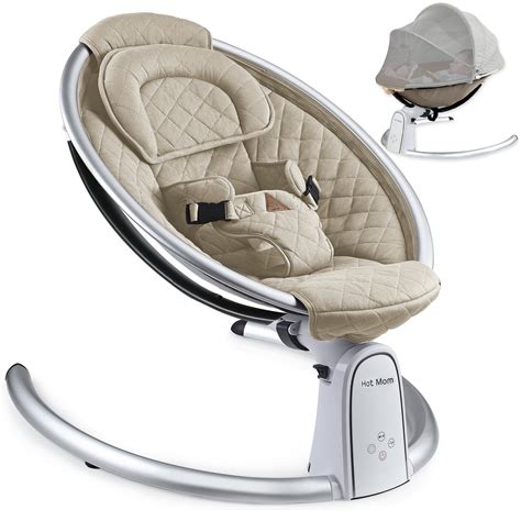 Hot Mom Electric Baby Bouncer Bluetooth Baby Rocker With Intelligence