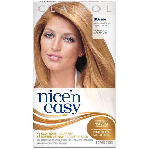 Clairol Clairol Nice N Easy Permanent Hair Color 8g Natural Medium Golden Blonde 1 Kit Female