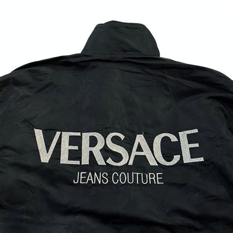 Vintage Versace Jeans Couture Fleece Reversible Jacket Etsy