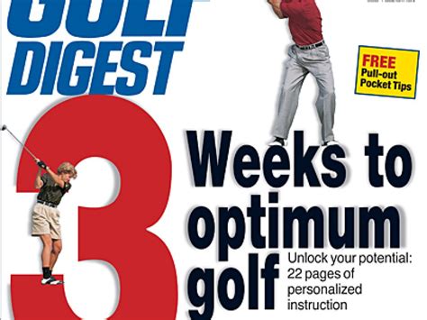 Golf Digest Covers From A To Z Golf Digest