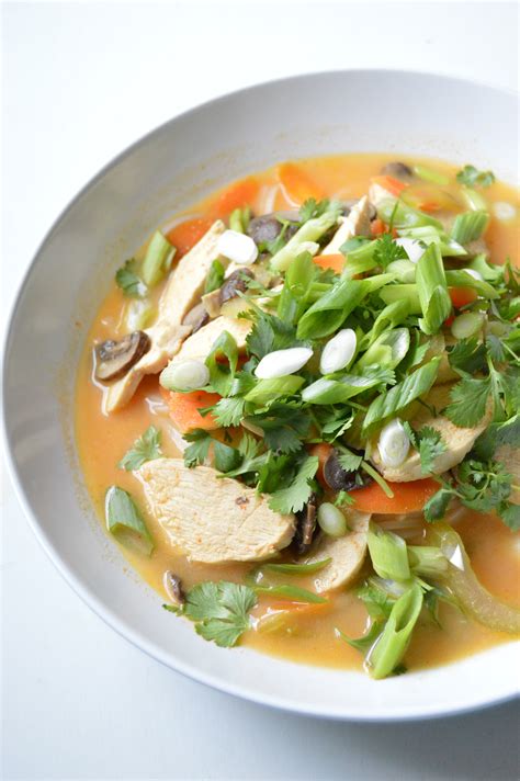 Chicken curry in soup form! Coconut Curry Chicken Noodle Soup