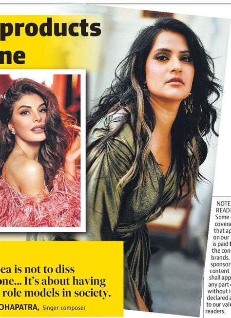 Fenil And Bollywood Why Sona Mohapatra Wont Buy Products Endorsed By Jacqueline Fernandez