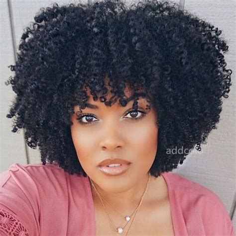 Afro Kinky Curly Lace Front Wig Brazilian Human Hair Wigs