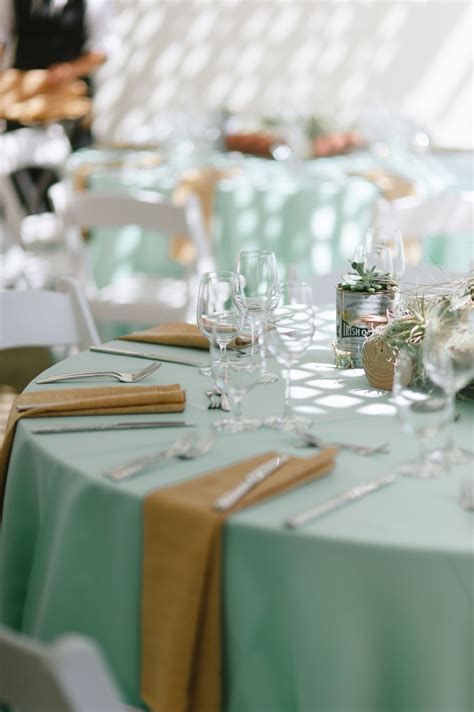 Mint Green Wedding Table Decorations Decorate