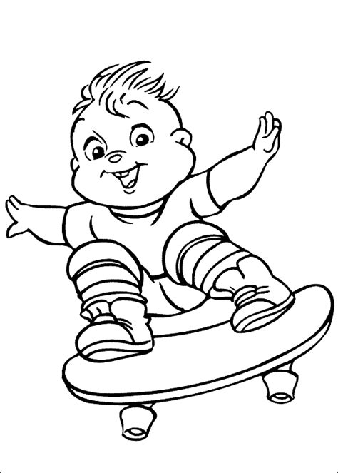 Have lots of coloring fun with the coloring book pages of cartoon character. Alvin and The Chipmunks Coloring Pages | Learn To Coloring