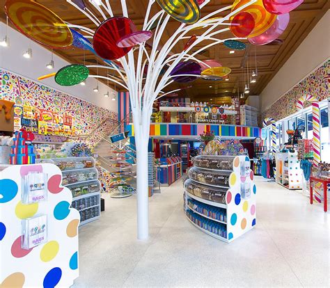 Colorful Candy Shop Design Attractive Sweet Store Display Counter