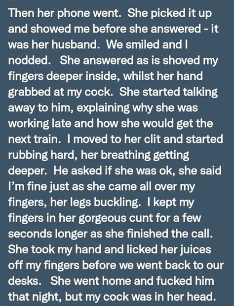 Pervconfession On Twitter He Fingered His Coworker While She Talked