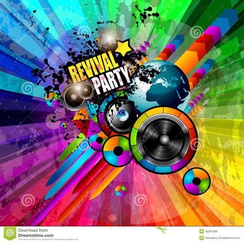 party club flyer   event  explosion  colors