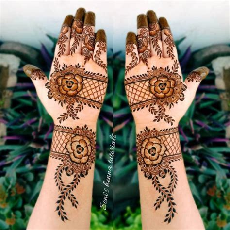 Most Beautiful Stylish Arabic Flower Front Hand Mehndi Designs My Xxx Hot Girl
