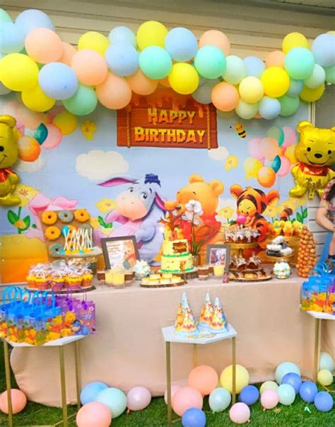 Winnie The Pooh First Birthday Party