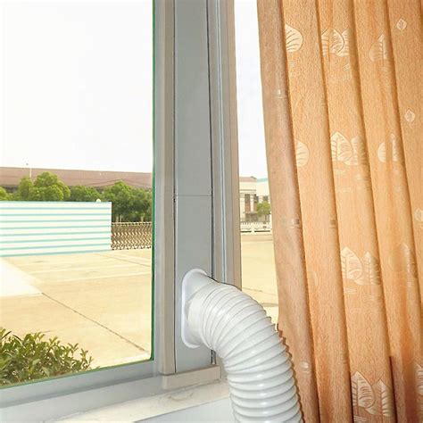 3pcs 19m Adjustable Window Slide Kit Plate Air Conditioner Wind Shield
