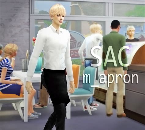 My Sims 4 Blog Accessory Apron For Males By Sac