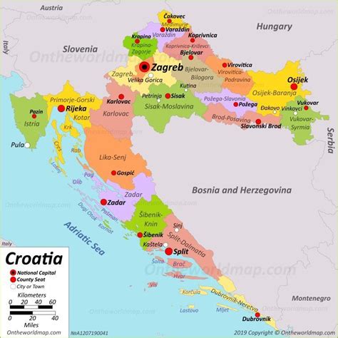 European championships round of 16. Croatia Map - 2020