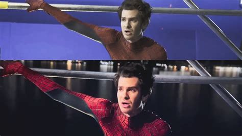 Andrew Garfield LEAKED Vs MOVIE Comparison Spider Man No Way Home YouTube