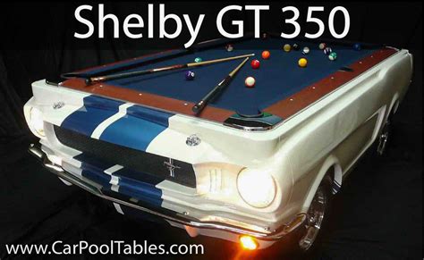 1965 shelby gt 350 pool table carpooltables