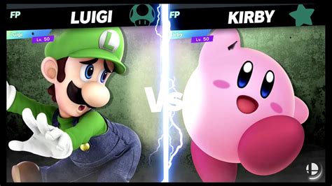 Super Smash Bros Ultimate Amiibo Fights 5pm Poll Luigi Vs Kirby Youtube