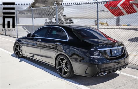 All Black Mercedes C Class By Exclusive Motoring — Gallery