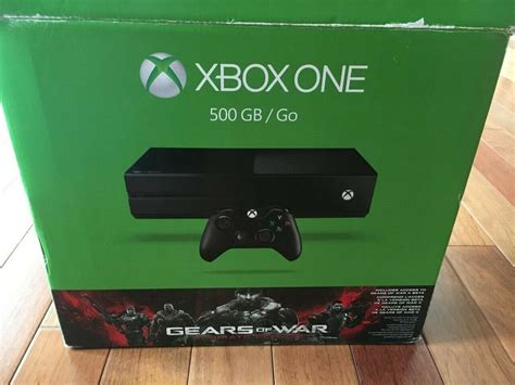 Xbox One X Box Black Complete 500gb Console Arrangement W Hookups Wi Fi