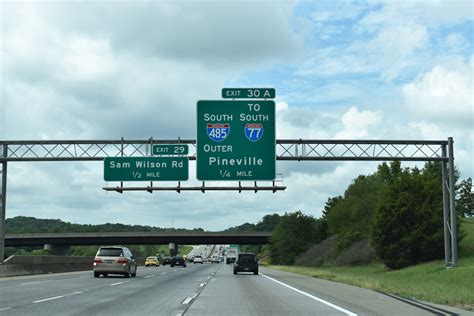 Interstate 85 South Charlotte Aaroads North Carolina