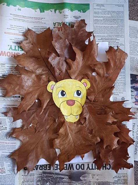 Lion Leaf Craft