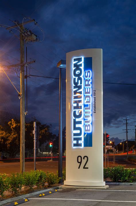 Hutchinson Builders Southport Office Signs Gold Coast Bremner