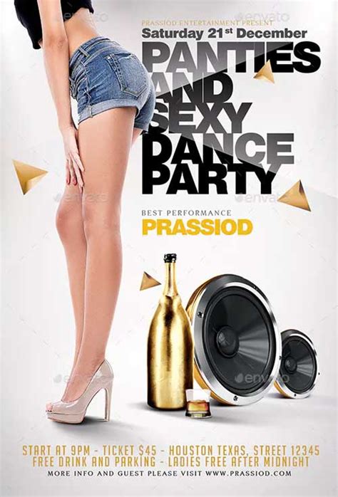 Sexy Dance Party Flyer Template Download Best Flyer Designs Ffflyer