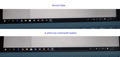How To Remove White Line Underneath Taskbar In Windows Computer Verge